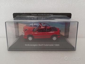 Volkswagen Golf Cabriolet 1993 in scala 1-43