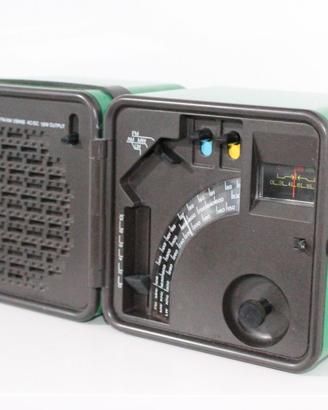 RARA Brionvega TS505 Radio Cubo Verde Arredamento