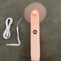 Mini ventilatore portatile ricaricabile con torcia