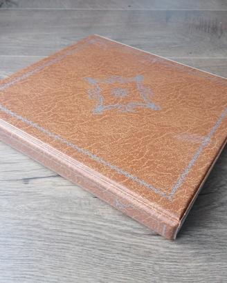 Cartella Marini a 22 anelli marrone finto similpel