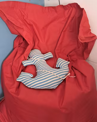 Pouf rosso xxl