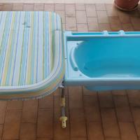 fasciatoio con vaschetta per vasca