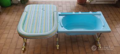 fasciatoio con vaschetta per vasca