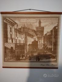 Stampa Porta S Giovanni e Torre Pallada Brescia