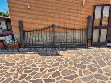 cancello in ferro battuto