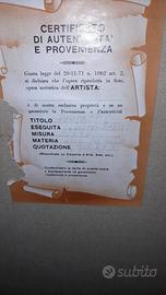 Quadri certificati, antichi ferri da stiro