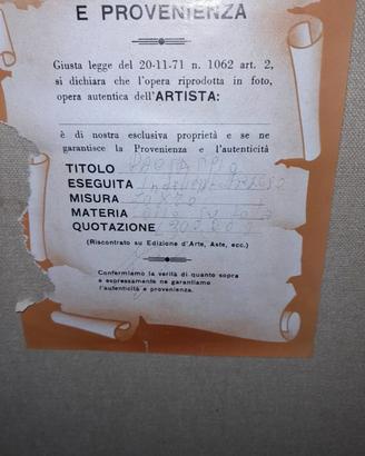 Quadri certificati, antichi ferri da stiro