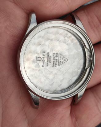 Omega cassa oversize da 36mm in acciaio anni 50/60