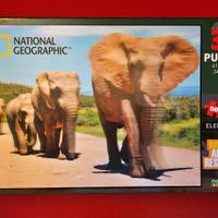 Puzzle prime3D National Geographic Elefanti