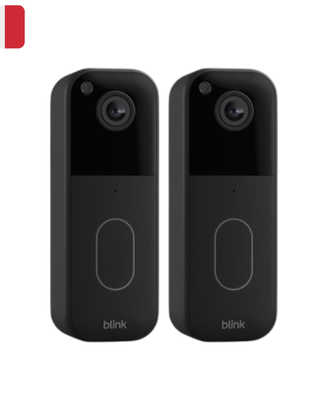 2 Blink Video Doorbell 2Gen 1440p WiFi Alexa Nuovo