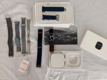 apple watch ultra 2 titanio + accessori
