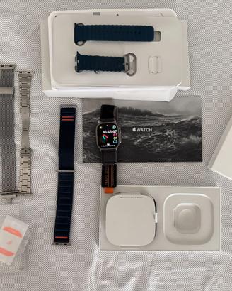 apple watch ultra 2 titanio + accessori