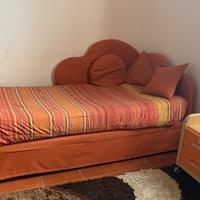 Letto singolo+letto a scomparsa+ materassi nuovi