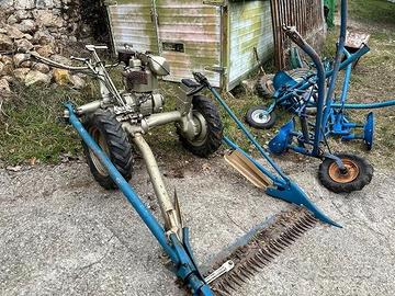 Due motofalciatrice bcs motocoltivatore bcs acme