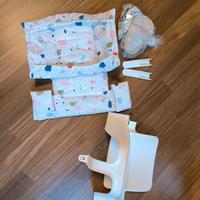 STOKKE Tripp Trapp Baby Set bianco e accessori