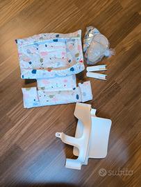 STOKKE Tripp Trapp Baby Set bianco e accessori