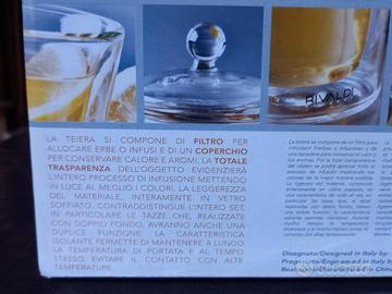Tisaniera in vetro 