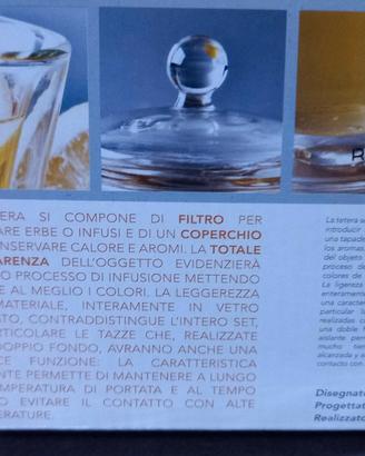 Tisaniera in vetro 