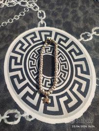 bracciale dodo pomellato con charm 18kt