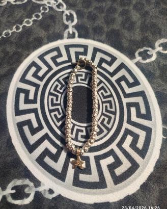 bracciale dodo pomellato con charm 18kt