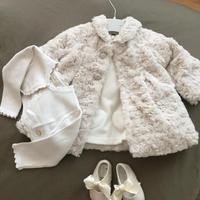 Completo da neonata per battesimo