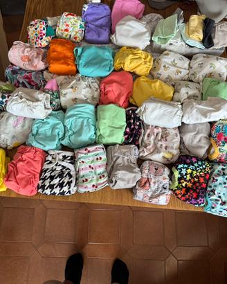 38 pannolini lavabili sacco e inserti