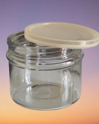 Vaso in vetro spesso perfetto per alimenti