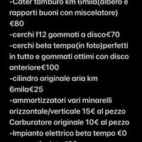 Ricambi minarelli orizzontale/verticale/piaggio