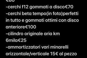 Ricambi minarelli orizzontale/verticale/piaggio