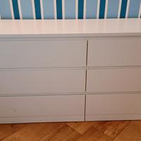 MALM Cassettiera con 6 cassetti, 160x78x48 cm