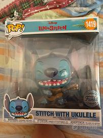 Funko Pop stitch with ukulele