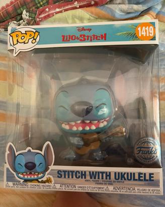 Funko Pop stitch with ukulele