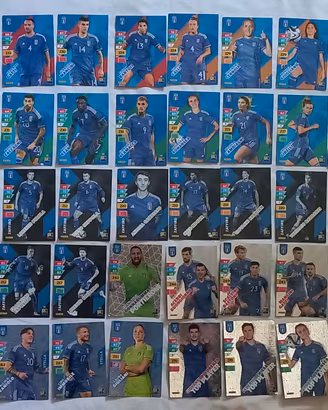Lotto 39 carte Panini Azzurri Adrenalyn XL 2024