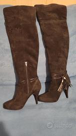 Stivali scamosciati lunghi