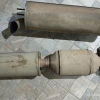 Scarico centrale più silenziatore