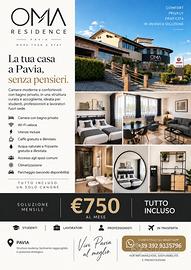 OMA RESIDENCE PAVIA – CAMERA CON BAGNO PRIVATO