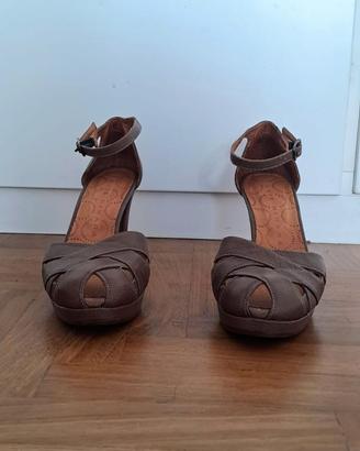 Scarpe Open Toe, Chia Mihara, tacco 8cm.