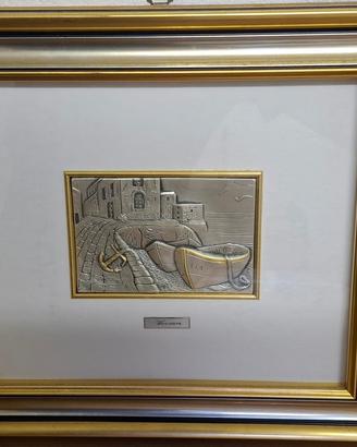 Quadro bassorilievo Vivien in argento 925%