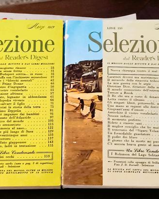 2 RIVISTE 1957 SELEZIONE READERS DIGEST