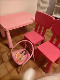 tavolo più 3 sedie Ikea 