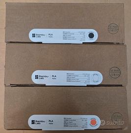3 Bobine Filamento 3D Bambu Lab, Nuove e Sigillate