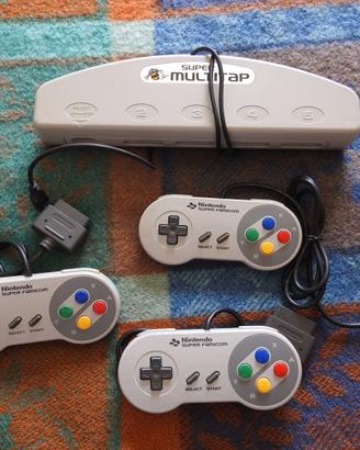 Multitap USB per PC Windows +3 Snes SFC Controller