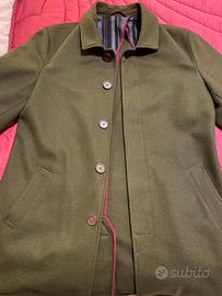 Cappotto Loden taglia 50 slim verde