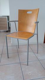 SEDIE LEGNO METALLO RESISTENTI