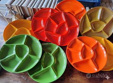 piatti melamina vintage