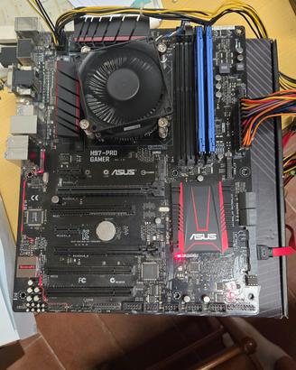 Scheda madre h97 pro+i5 4460+8gb kingston