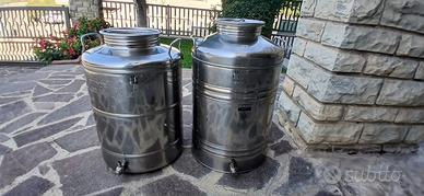 Contenitore in acciaio inox olio vino