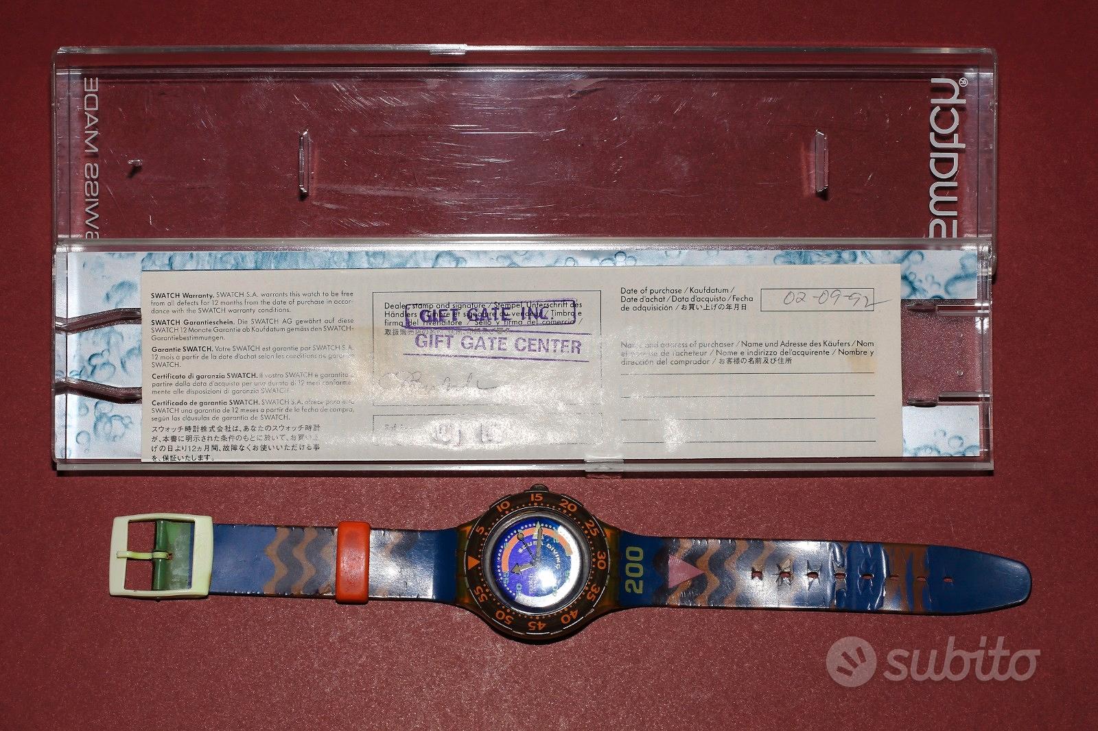 Orologio Swatch mod. Scuba 200 - anno 1992 - Collezionismo In vendita a ...