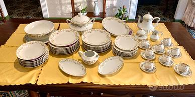 MAGNIFICO SERIZIO NUOVO LIMOGES COULEUVRE PER 8