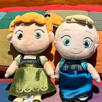 Anna ed Elsa peluche originali Disney 30 cm